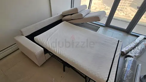 Like a brand new condition ikea vimle l'shape sofa bed with storage beige color