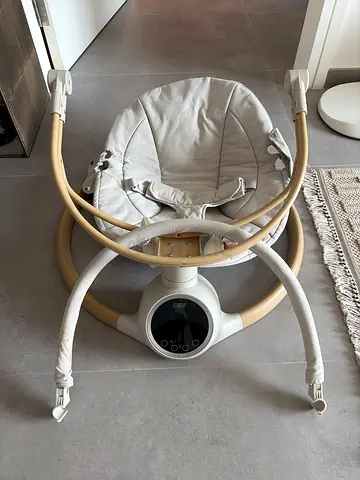 Used Baby Swing / Bouncer - neutral beige, good condition