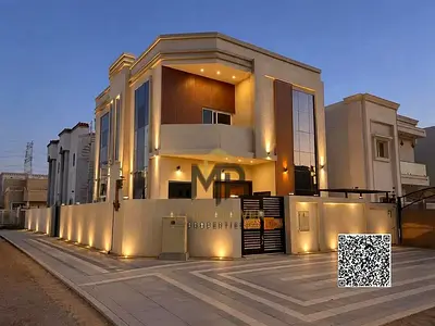 Corner villa for sale in Al Yasmin | 5 master bedrooms | Close to all services | Freehold | Include