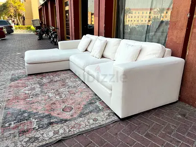 Comfortable Marina Home feather 🪶 filled Sofa Beige