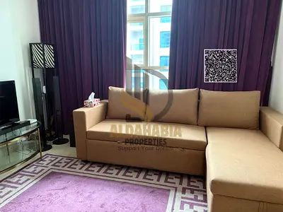 شقة غرفتين وصالة للبيع في أبراج سيتي تاور – النعيمية 3 | إطلالة مفتوحة مع باركن