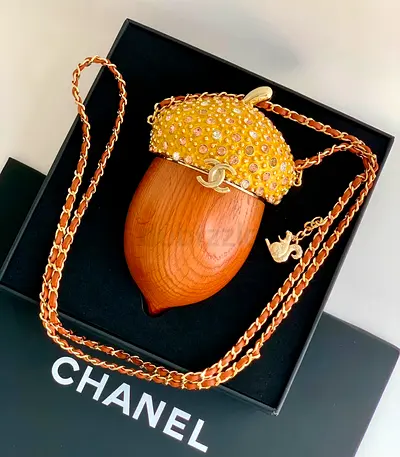 Chanel Acorn Minaudiere bag