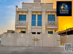 Own a villa for sale in Ajman at an attractive price and with no annual fees. First occupancy, freeh