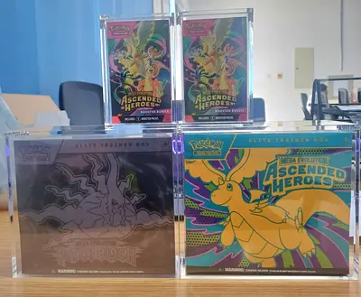 Acrylic Case for Pokemon ETB & Booster Bundle