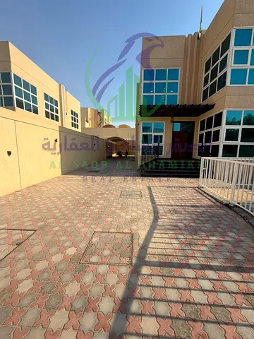 Four Bedroom Villa with Living Room for Annual Rent in Al Barashi Sharjah Covered Parking Huge Living Spaces Large Private Yard Indoor Parking Ba