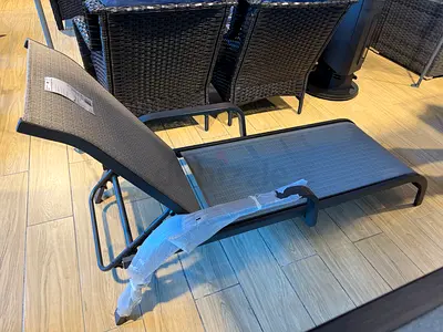 Aluminum Sling Outdoor Patio Stack Chaise Lounge