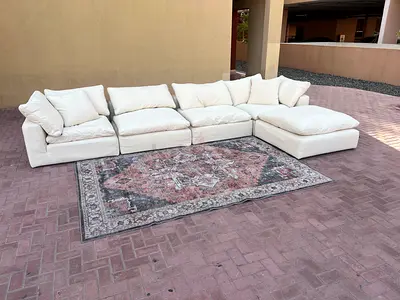Luscious modular marina home luscious goose feathers sofa