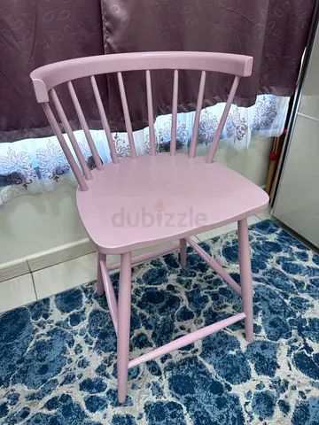 Home Centre Marlin High Chair for kids – Pink – Solid Wood