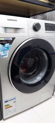 Samsung Front Load Washing Machine - 8kg, Silver, Good Condition