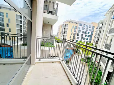 Pool View 1BHK Apt Balcony Lavish Gated Community Luxury Amenities..