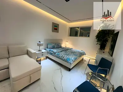 الشارقه الخان برج الشاطي1 استديو مساحه كبيره ومطبخ وحمام