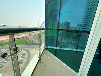 Three Bedroom Apartment for Annual Rent in Al Taawun Sharjah Open View Balcony Maid Room Laundry Four Bathrooms