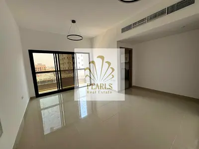 Brand new apartment for rent in Al Jurf 3 - Master bedroom and elegant living room with two balconies, close to Mohammed Bin Zayed Road and the Chines