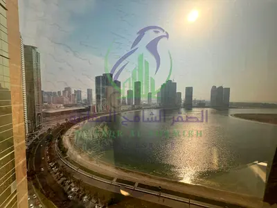 Luxury Three Bedroom Apartment for Annual Rent in Al Taawun Al Khan Corniche Panoramic Sea View Master Maid Room Built In Wardrobes
