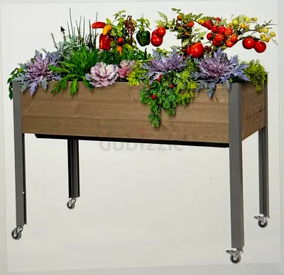 Self-Watering Elevated Spruce Planter