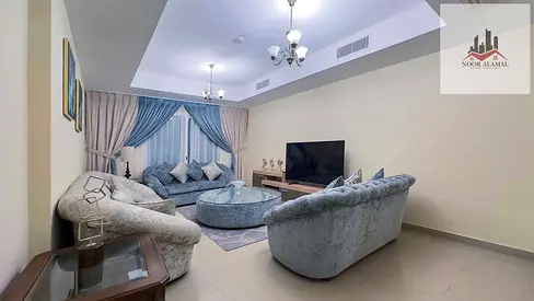 الشارقه الخان شقه غرفتين وصاله ومطبخ وحمامين وبلكونه