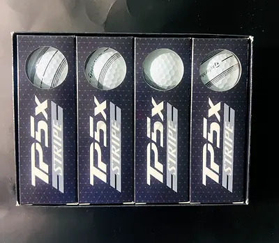 TaylorMade TP5x Stripe Golf Balls - New Sealed Box