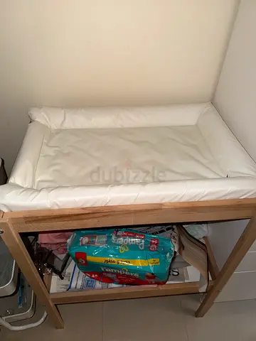 Baby changing table - changing station with cushioning