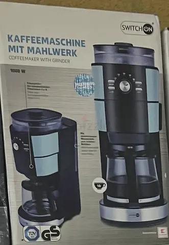 Switchon Coffee Maker with Grinder — Drip Coffee Machine (Used, Working)