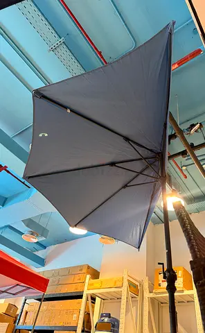Half Round Patio Market Umbrella