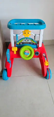 Baby walker push toy with activity panel