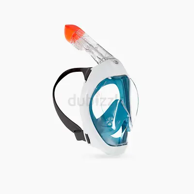 KIDS size Décathlon Full-Face Snorkel Mask with Dry Top - (3years old to 13 years old) adjustable
