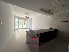 Annual rent apartment in one of the most beautiful towers in Sharjah, featuring an open American kit
