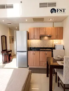 Furnished Studio | Elite Sports Residence 8 | Balcony | City View