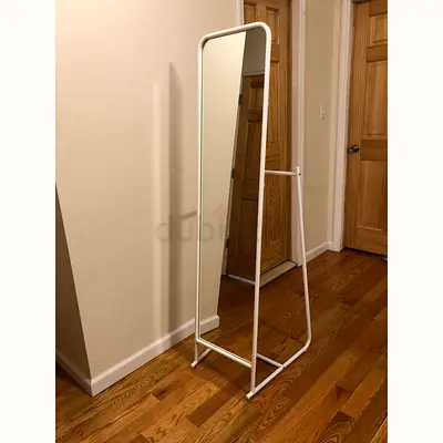 Knapper full-length white standing mirror 48x160 cm