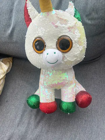 Sequin Plush Unicorn Soft Toy - excellent  Condition