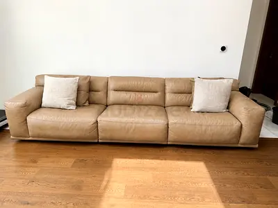 Marina Home Original Leather Sectional Couch/Sofa