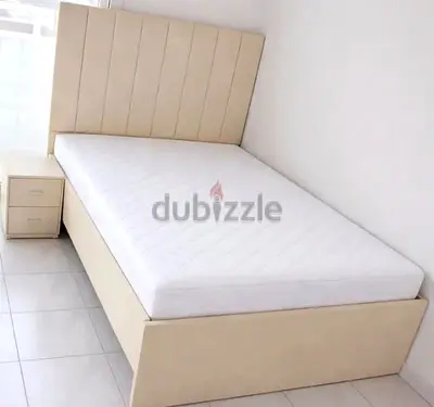 Luxury Premium Quality Double Size Bed Frame With Mattress For Sale. Delivery All UAE Available