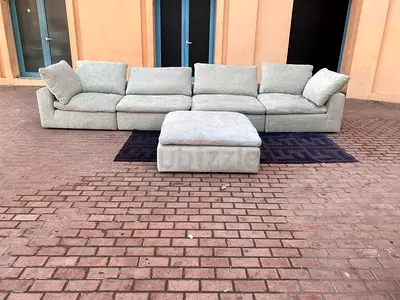 Looks great Condition Pan Home pianca feather 🪶 filled Sofa without footstool