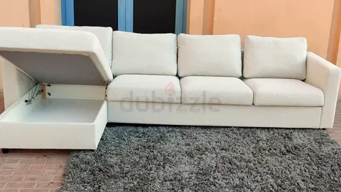 Almost brand new Condition IKEÀ _ VIMLE sofa Beige with storage