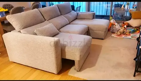Perfect Like new Condition IKEA Eskelstuna SofaBed With storage light gray