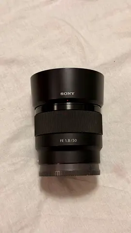 50mm f/1.8 Manual Prime Lens with 49mm Hood