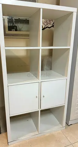 Book Shelf Unit with Doors - Good Condition and IKEA drawer good condition Both price 100Aed