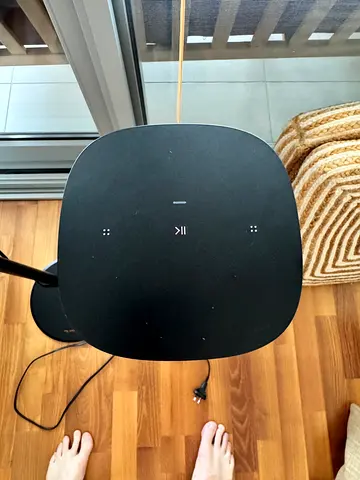 2 x SONOS ONE SL with stands works with other Sonos sound bars for surround sound
