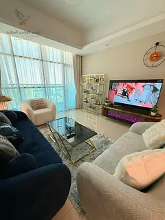Furnished one-bedroom apartment in Gulfa Tower, new furniture, gym, pool and private parking, Khalif