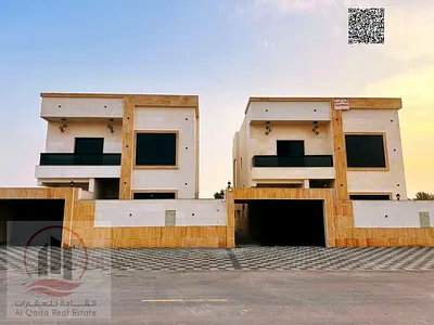 Villa for sale in Ajman, Al Helio area, including registration fees. 5 master bedrooms, living room
