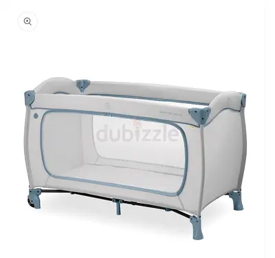 Hauck Travel Cot & Playpen on Wheels - Portable Baby Playard (Like New)