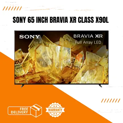 Sony 65 Inch BRAVIA XR Class X90L 120Hz Full Array LED 4K HDR Google TV 65X90L