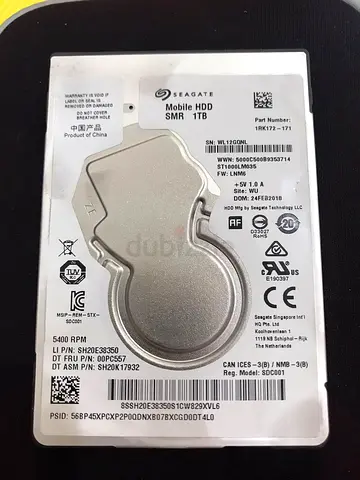 HDD Seagate Mobile 2.5 size hdd slim 1TB