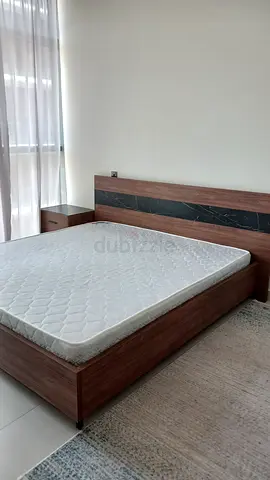 King Size Bed with Orthopedic Mattress – Like New
