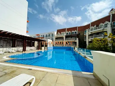 POOL VIEW 1BHK SEMI CLOSE KITCHEN DECENT TERRACE 2 FULL BATHROOMS