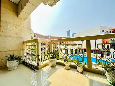 POOL VIEW 1BHK SEMI CLOSE KITCHEN DECENT TERRACE 2 FULL BATHROOMS