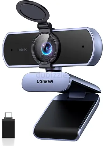 UGREEN FHD 4K USB-C Webcam with Privacy Cover and Clip ( Fix Price )