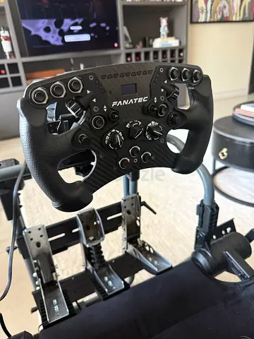 Fanatec GT DD Pro Premium (8Nm) Full Sim Racing Rig – F1 Wheel + Load Cell Pedals