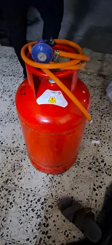 Empty Emirates gas cylinder