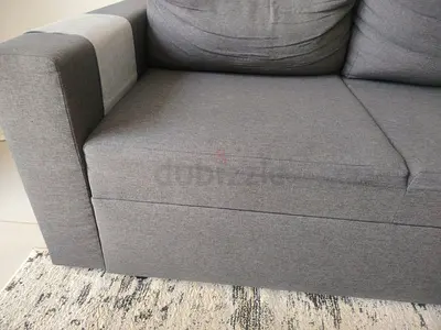 Gray 3-seater Fabric Sofa in Good Condition - JYSK